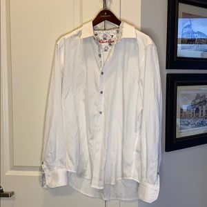Robert Graham white button up shirt